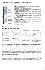 Preview for 3 page of Flowtoys crystal poi lite Operating Instructions And Troubleshooting