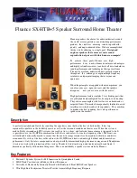 Fluance SX-HTB Specifications предпросмотр