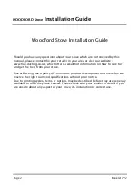 Preview for 2 page of Flue & Ducting Woodford Series Installation Manual