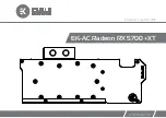 Fluid Gaming EK-AC Radeon RX 5700 +XT User Manual preview