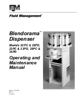 Fluid Management Blendorama 22PC Operating And Maintenance Manual preview