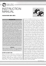 fluid-o-tech MONO Series Instruction Manual preview