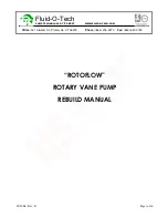 fluid-o-tech ROTOFLOW Rebuild/Repair Manual preview