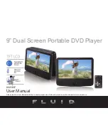 Preview for 1 page of Fluid 9" Dual Screen Portable DVD Player User Manual