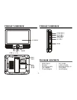 Preview for 4 page of Fluid 9" Dual Screen Portable DVD Player User Manual