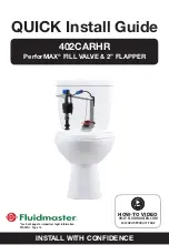 Preview for 1 page of Fluidmaster 402CARHR Quick Install Manual