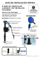 Preview for 17 page of Fluidmaster PerforMAX K-400H-001 Quick Install Manual