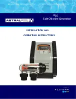 Preview for 1 page of fluidra Astral Pool E35 Installation And Operating Instructions Manual