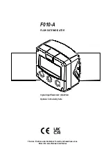 Preview for 1 page of Fluidwell F010-A Manual