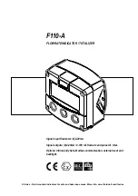 Fluidwell F110-A Operation Manual предпросмотр