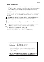 Preview for 3 page of Fluidwell F112-P Manual