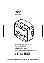 Fluidwell F124-P Operation Manual preview