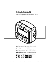 Fluidwell F126-P-EG-IA-TP Manual preview