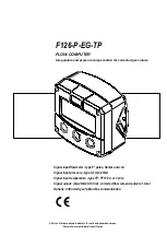 Fluidwell F126-P-EG-TP Manual preview