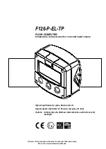 Fluidwell F126-P-EL-TP Manual предпросмотр