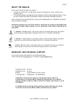 Preview for 3 page of Fluidwell F127-P-EL-TP Manual