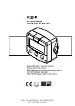 Preview for 1 page of Fluidwell F130-P Manual