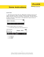 Preview for 3 page of Fluke Biomedical IMPULSE 6000D Demo Instructions