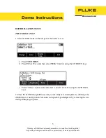 Preview for 5 page of Fluke Biomedical IMPULSE 6000D Demo Instructions