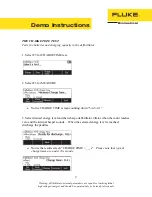 Preview for 9 page of Fluke Biomedical IMPULSE 6000D Demo Instructions