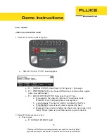 Preview for 12 page of Fluke Biomedical IMPULSE 6000D Demo Instructions