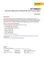 Fluke Calibration KIT-EMM300 Instructions Manual preview