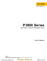 Fluke Calibration P3800 Series User Manual preview