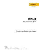 Preview for 1 page of Fluke Calibration RPM4 Operation And Maintenance Manual