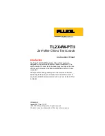 Preview for 1 page of Fluke Calibration TL2X4W-PTII Instruction Sheet