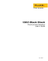 Fluke 1560 Black Stack User Manual предпросмотр