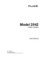 Fluke 2042 User Manual preview
