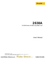 Fluke 2638A User Manual preview