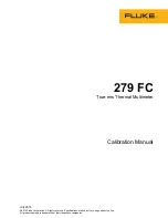 Fluke 279 FC Calibration Manual preview