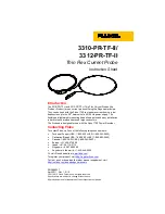 Fluke 3310-PR-TF-II Instruction Sheet preview