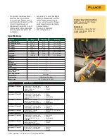 Preview for 2 page of Fluke 376 Specifications