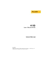 Fluke 411D User Manual preview