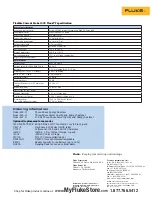 Предварительный просмотр 8 страницы Fluke 435-II Technical Data Manual