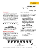 Fluke 5320A-LOAD Instruction Sheet preview