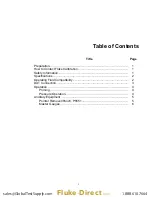 Preview for 3 page of Fluke 5514B-70M User Manual