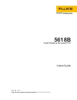 Fluke 5618B User Manual предпросмотр