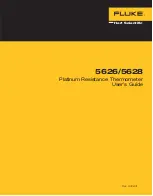 Предварительный просмотр 1 страницы Fluke 5626/5628 User Manual