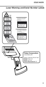 Preview for 9 page of Fluke 572 Getting Started