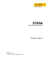 Fluke 5790A Operator'S Manual предпросмотр