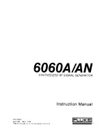 Preview for 12 page of Fluke 6060A Manual