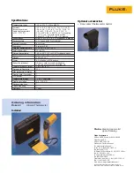 Предварительный просмотр 2 страницы Fluke 63 Specifications