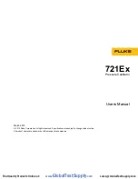 Fluke 721Ex User Manual preview