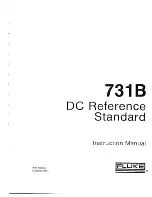 Fluke 731B Instruction Manual preview