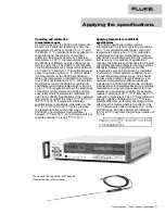 Preview for 3 page of Fluke 8508A Extended Specifications