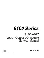 Fluke 9100 Series Service Manual preview