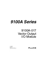 Fluke 9100A Series Manual preview